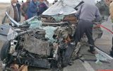 ۵ کشته و زخمی در تصادف محور یاسوج_اقلید/ مرگ دلخراش راننده ۲۰۶