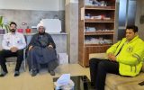 عیادت  امام جمعه اقلید از بیماران و سرکشی از بیمارستان حضرت ولیعصر(عج)
