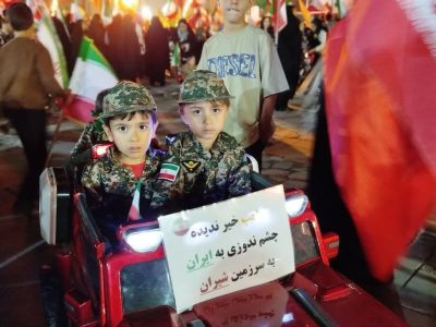 گردهمایی حماسی کودکان در حسینیه بیت‌العباس