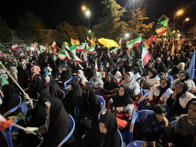 بیعت پرشور مردم اقلید با آرمان های انقلاب در آستانه عید غدیر