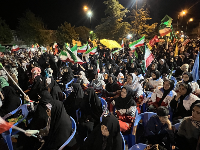 بیعت پرشور مردم اقلید با آرمان های انقلاب در آستانه عید غدیر