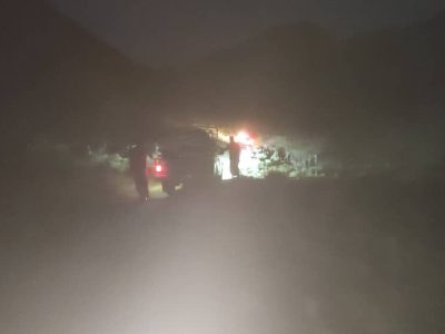 نجات افراد گرفتار در مسیر کوهستانی ادارک توسط نجاتگران هلال‌احمر اقلید