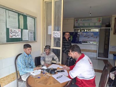 ارائه خدمات بهداشتی و درمانی به ۹۱ نفر از اهالی روستای بکان اقلید